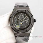 Swiss Copy Audemars Piguet Royal Oak Moonphase Watch Solid Black Cal.5134 Movement